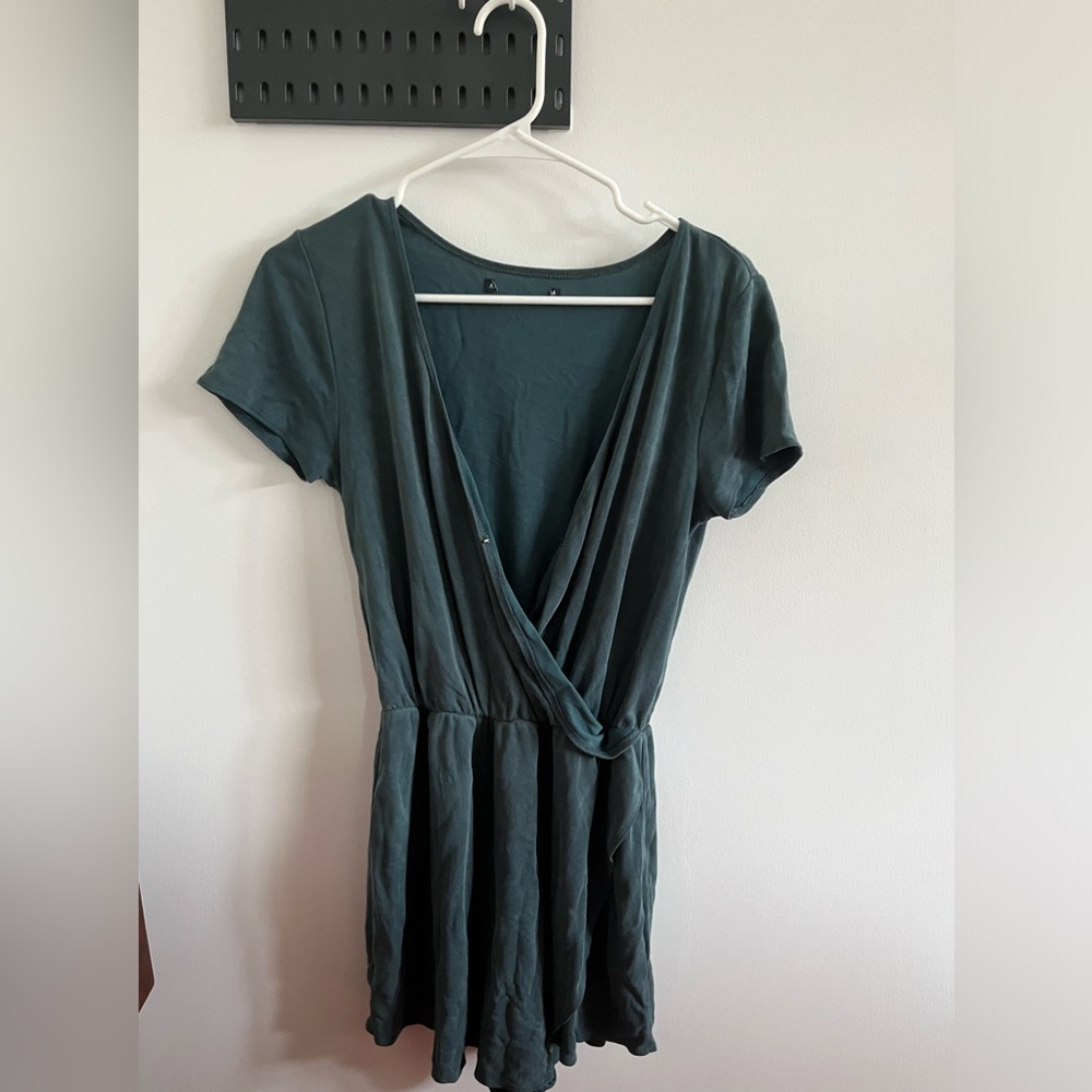 Dark teal/green romper!